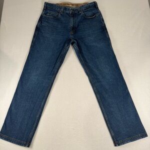 CO Men's Deep Blue Straight Jeans‎
